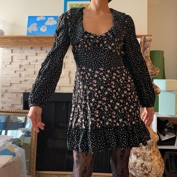 ZARA FLORAL PATCHWORK SUNDRESS - Picture 3 of 4